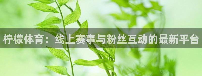 松鼠直播：柠檬体育：线上赛事与粉丝互动的最新平台